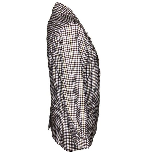 NEW Love Tree Plaid Versona Light Academia, Preppy Open Front Boyfriend Jkt Sz S - Picture 3 of 16